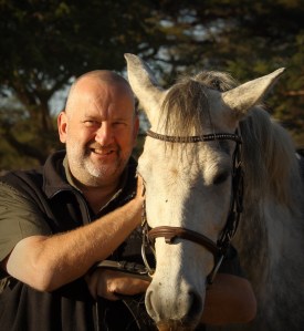 Me and Thanda - This young horse is named 'Love' the same as my home game reserve ... 