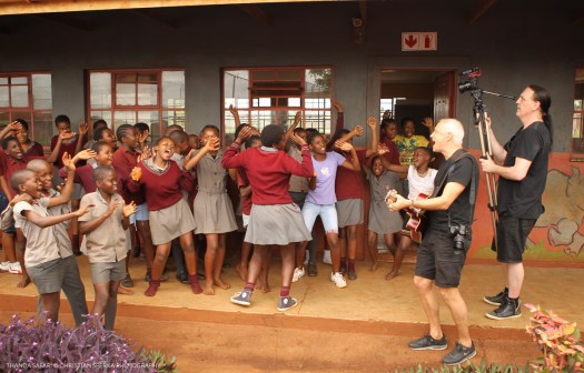 Students at a Star For Life school were performing for the artists
