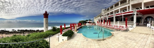 The Oysterbox Hotel in Umhlanga, what a place, what a setting ...